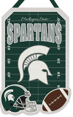 Michigan State University Felt Warm Welcome Door Decor Detroit