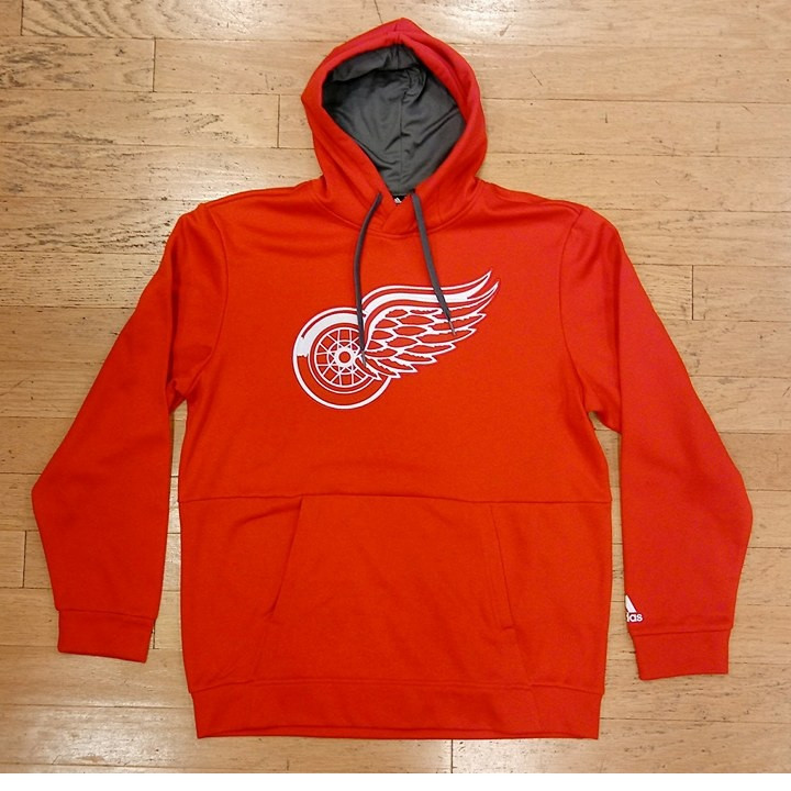 detroit red wings mens hoodie