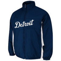 Detroit Tigers Youth Majestic Home Double Climate Jacket