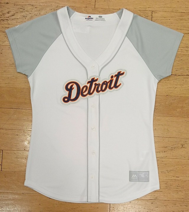 detroit tigers grey jersey