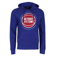 Detroit Pistons Men's 47 Brand Blue Knockaround Headline Fashion Hoodie