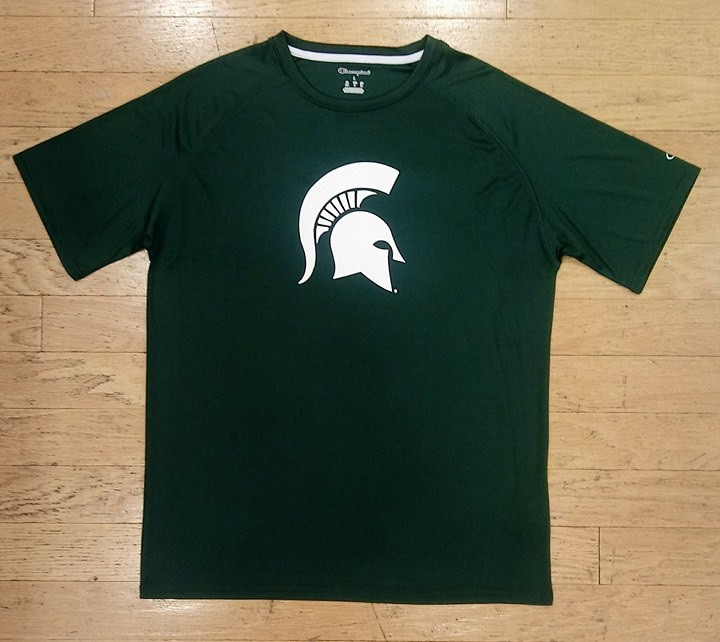 Michigan State University Men S Champion Large Spartan Head Green T Shirt Detroit City Sports Michigan State University Men S Champion Large Spartan Head Green T Shirt Detroit City Sports