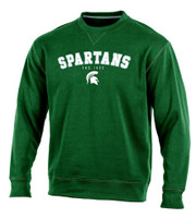 Michigan State University Men's Champion Green "Safety" Crew Sweatshirt