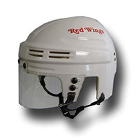 Detroit Red Wings White Mini Helmet