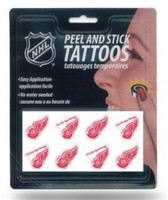 Detroit Red Wings Rico Industries Peel and Stick Tattoos
