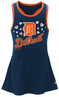 Detroit Tigers Majestic Girl's Infant Criss Cross Tank Dress