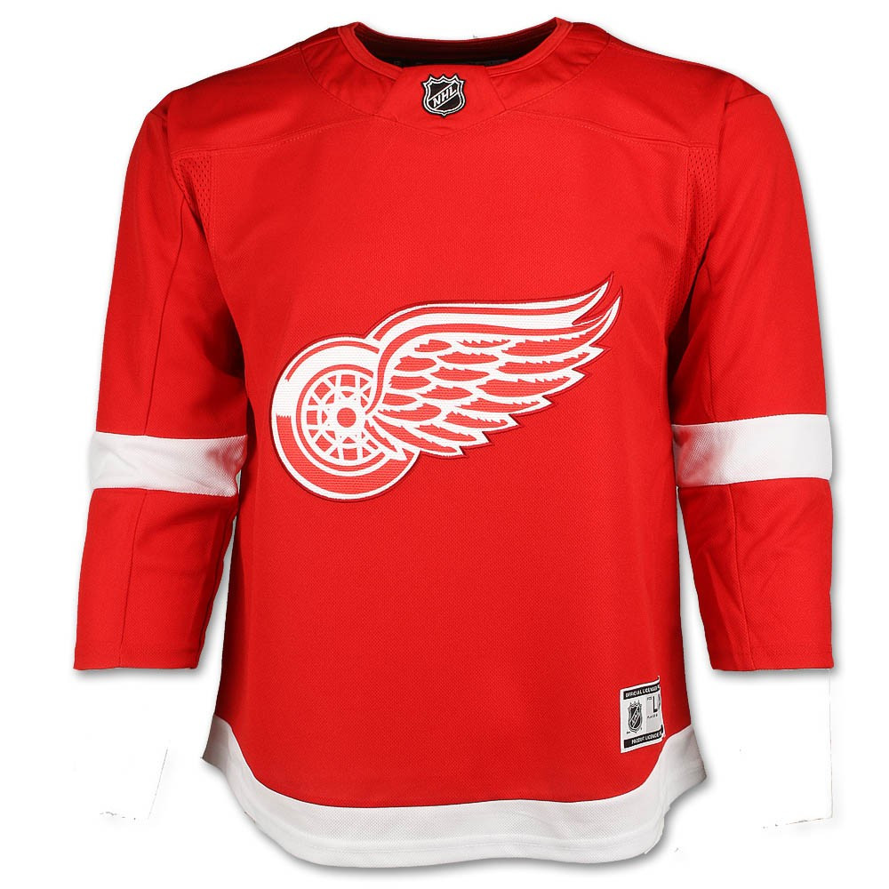 Detroit Red Wings Adidas Authentic Red Jersey - Larkin #71 with Captain 'C'  - Detroit City Sports