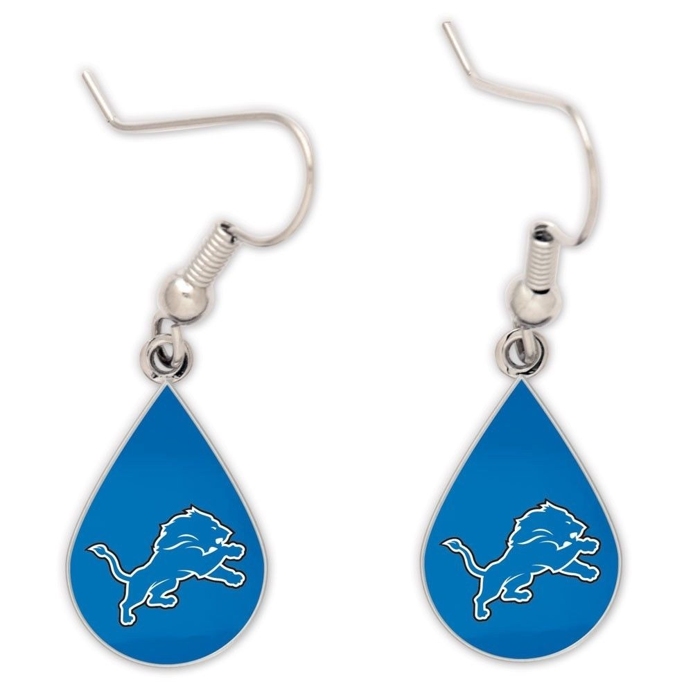 detroit lions earrings
