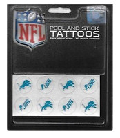 Detroit Lions Rico Industries Peel and Stick Tattoos