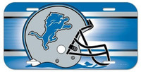 Detroit Lions Wincraft Plastic License Plate