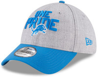 Detroit Lions New Era Heather Gray/Blue 2018 NFL Draft Official On-Stage 39THIRTY Flex Hat