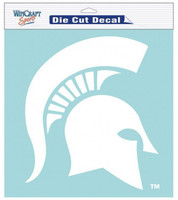 Michigan State University Wincraft Perfect Cut 8"x8" White Decal