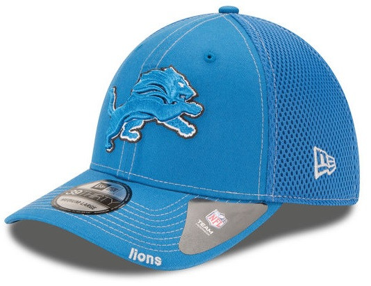 Detroit Lions Men's New Era Neo 39THIRTY Flex Hat - Blue - Detroit City  Sports