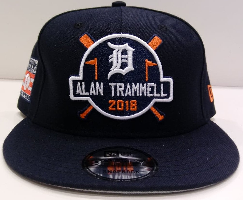Detroit Tigers Men S New Era 9fifty Alan Trammell Hall Of Fame Snapback Hat
