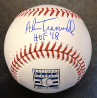 Alan Trammell Autographed Baseball - Hall of Fame Logo Ball Inscribed "HOF 18"