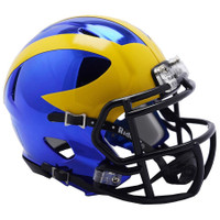 Detroit Lions Riddell Black Matte Alternate Speed Mini Football