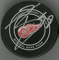 Tyler Bertuzzi Autographed Detroit Red Wings Game Puck