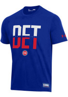 Detroit Pistons Men's Blue City Short Sleeve T Shirt