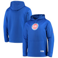 Detroit Pistons Men's Under Armour Team Logo Performance Fleece Pullover Hoodie – Blue