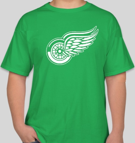 detroit red wings st patrick's day jersey