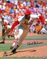 Bob Gibson Autographed St. Louis Cardinals 16x20 Photo #1 - Home Pitching