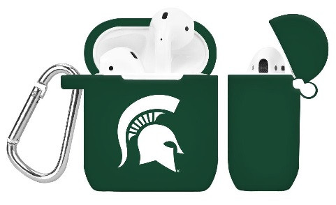 Michigan State University Affinity Bands Silicone Sport Airpod Case Cover Detroit City Sports