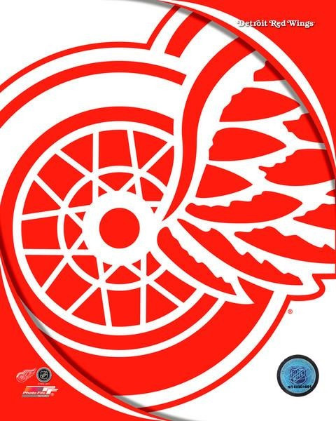 Detroit Red Wings Logo Photo File 8x10 Photo Detroit City Sports