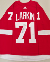 Dylan Larkin Autographed Adidas Detroit Red Wings Home Jersey