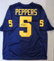 Jabrill Peppers Autographed University of Michigan Authentic Nike Jumpman Jersey