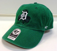Detroit Tigers Men's 47 Brand St. Patrick's Day Galway Clean Up Adjustable Hat