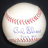 Bob Gibson Autographed Baseball - Official Major League Ball inscribed "3117 Ks"