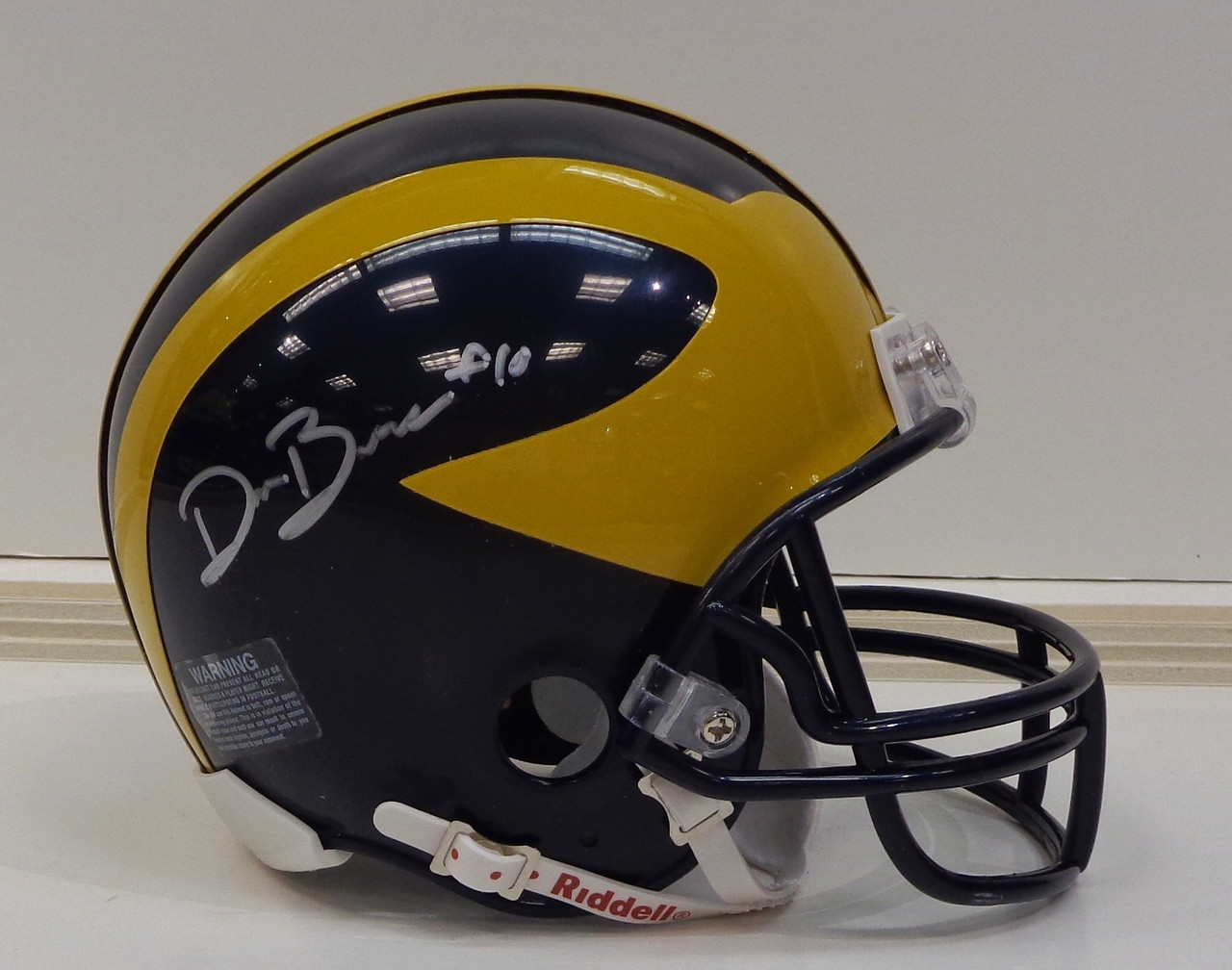 Devin Bush Jr Autographed University Of Michigan Mini Helmet
