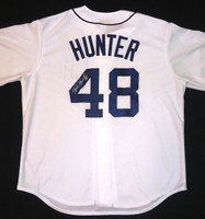 Torii Hunter Autographed Detroit Tigers Home Jersey