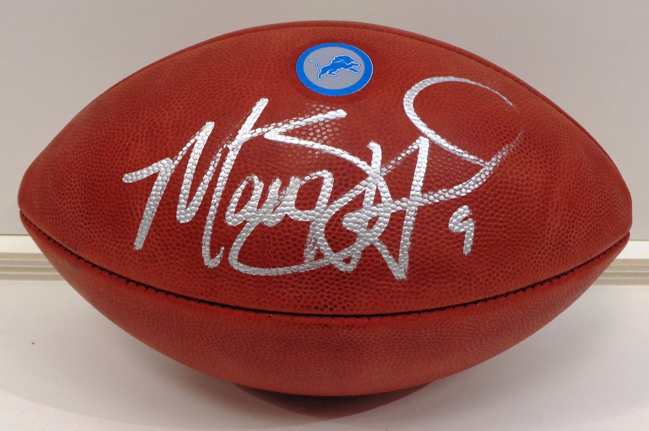 Matthew stafford signed football clearance
