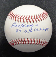 Juan Berenguer Autographed Baseball - Official Major League Ball Inscribed "84 WS Champs"