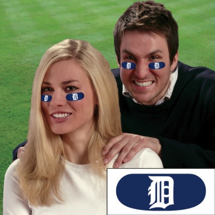Detroit Tigers The Party Animal Vinyl Face Decorations Detroit