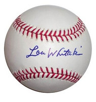 Lou Whitaker Autographed Baseball - Official Major League Ball (Pre-Order)