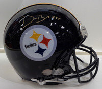 Devin Bush, Jr. Autographed Pittsburgh Steelers Authentic Helmet