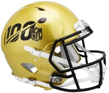 Riddell Full Size Authentic Speed 100th Anniversary Nfl Helmet