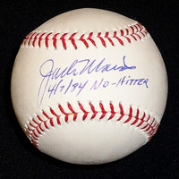 Jack Morris Autographed Baseball - Official Major League Ball Inscribed "4/7/84 No Hitter"