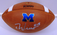 Chase Winovich Autographed Michigan Logo Official College Playoff Football