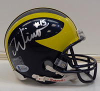 Chase Winovich Autographed Michigan Wolverines Mini Helmet
