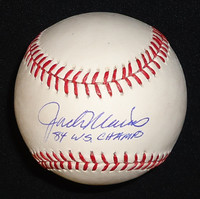 Jack Morris Autographed Baseball - Official Major League Ball Inscribed "84 WS Champs"