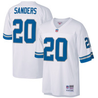 Detroit Lions Men's Barry Sanders Mitchell & Ness White Retired Player Legacy Replica Jersey