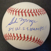 Sid Monge Autographed Baseball - Official Major League Ball w/ "84 WS Champs!!"