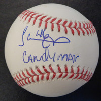 Jeimer Candelario Autographed Baseball - Official Major League Ball Inscribed "Candyman"