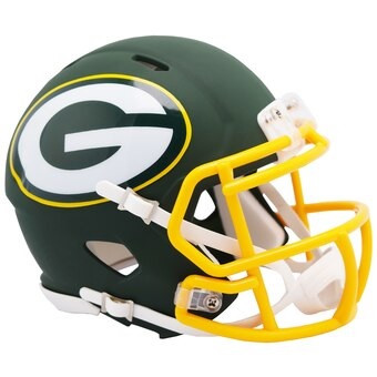 Green Bay Packers Riddell Amp Alternate Revolution Speed Mini