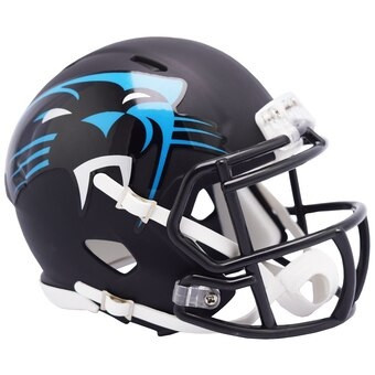Carolina Panthers Riddell Amp Alternate Revolution Speed Mini