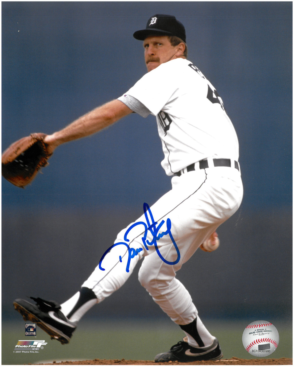 Dan Petry Autographed 8x10 Photo 2 Detroit City Sports