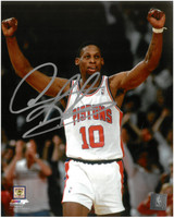 Dennis Rodman Autographed Detroit Pistons 8x10 Photo #2